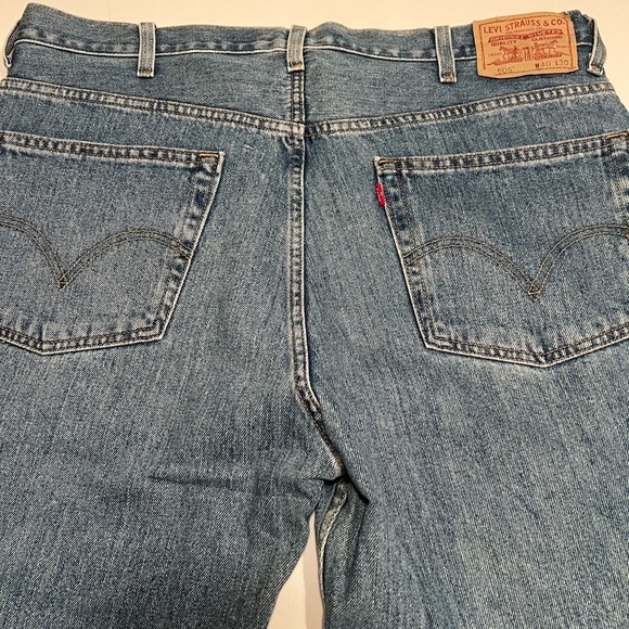 EUC NEW Men's Levi's 505 Blue Denim Jeans Straight Regular  40x30 (C3) - Picture 7 of 7